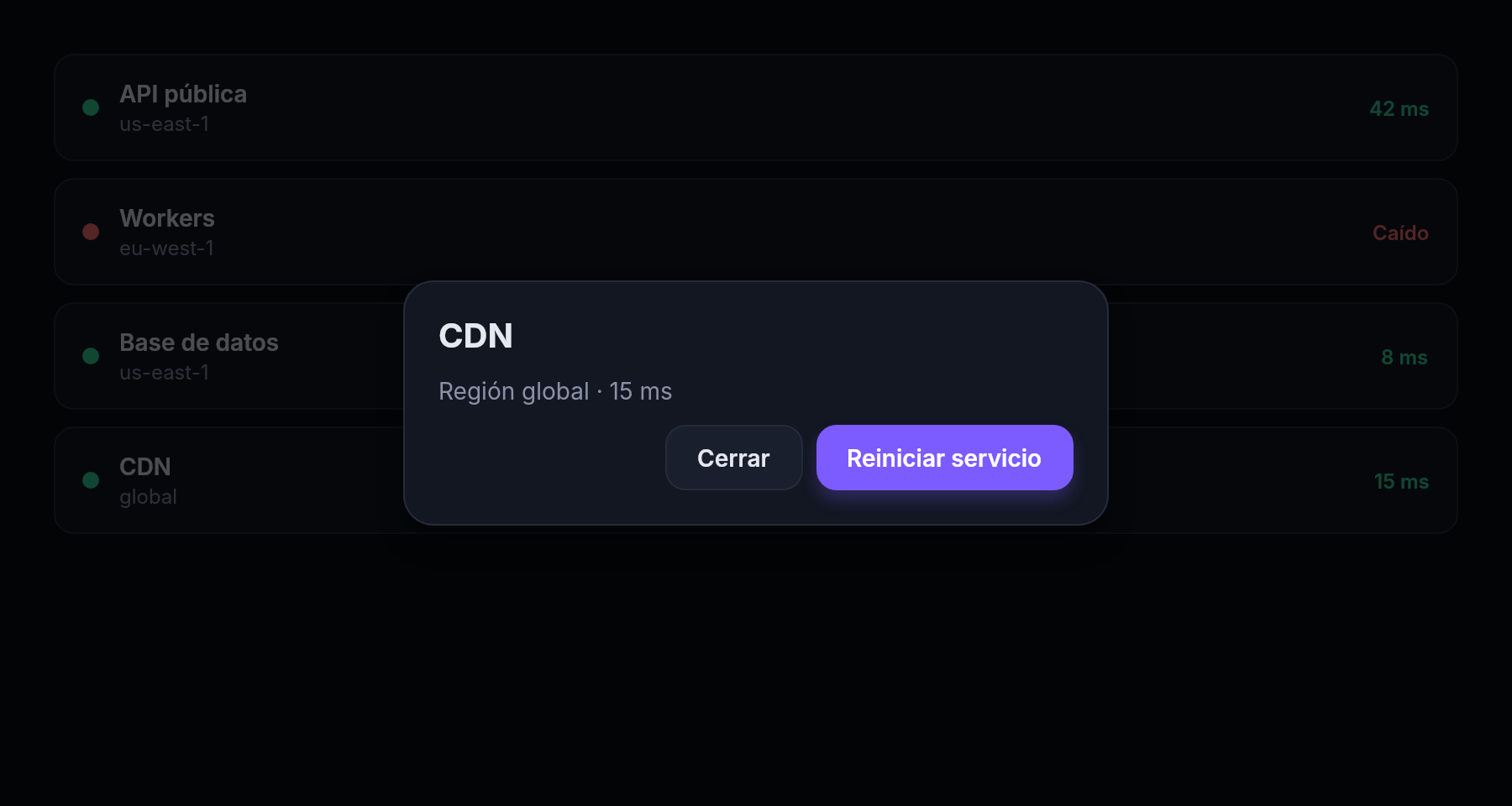 Resultado del ejemplo, renderizado por Aurora